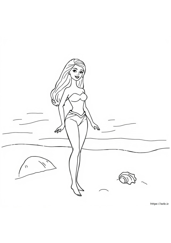 Barbie Para Colorear