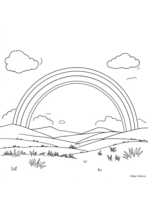 Rainbow Coloring Pages With Bible Verses