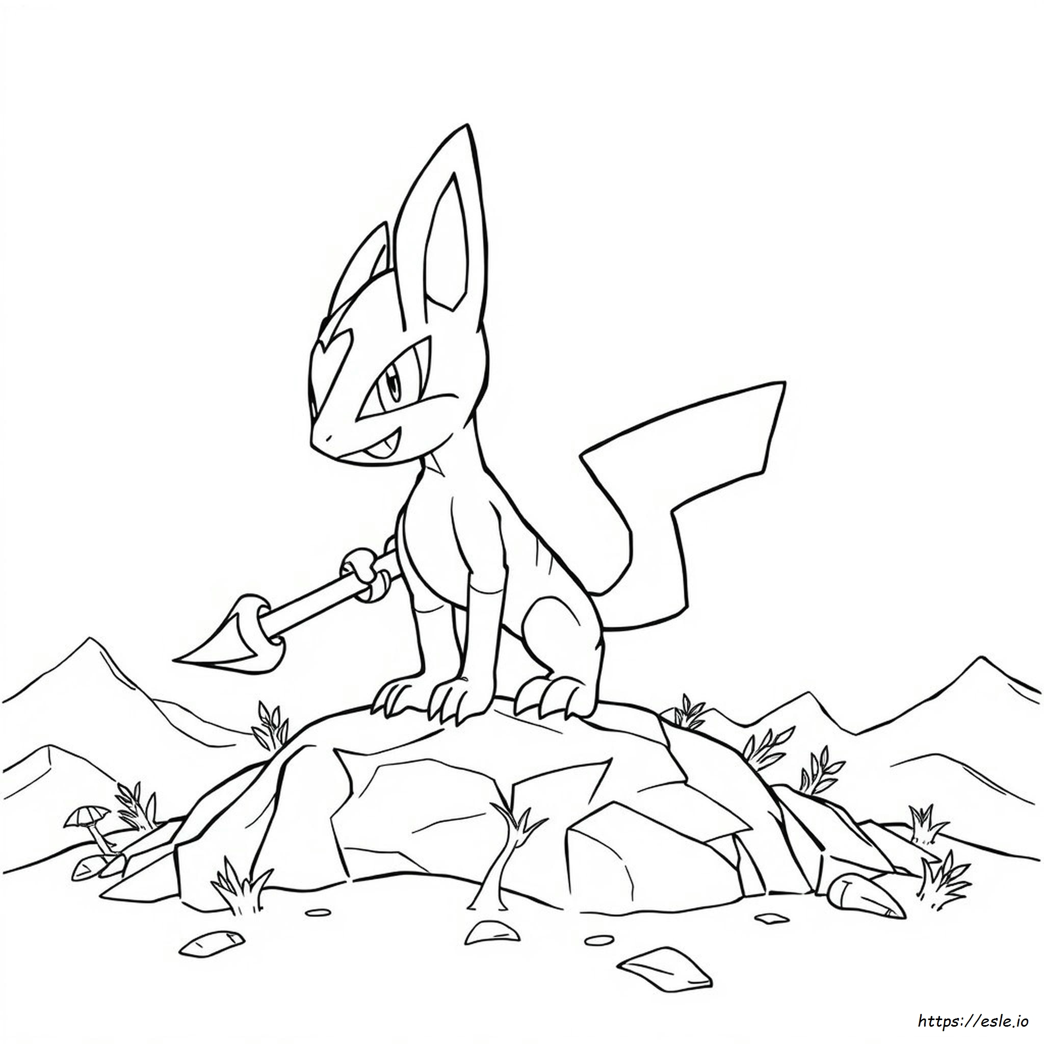 Bisharp Para Colorear
