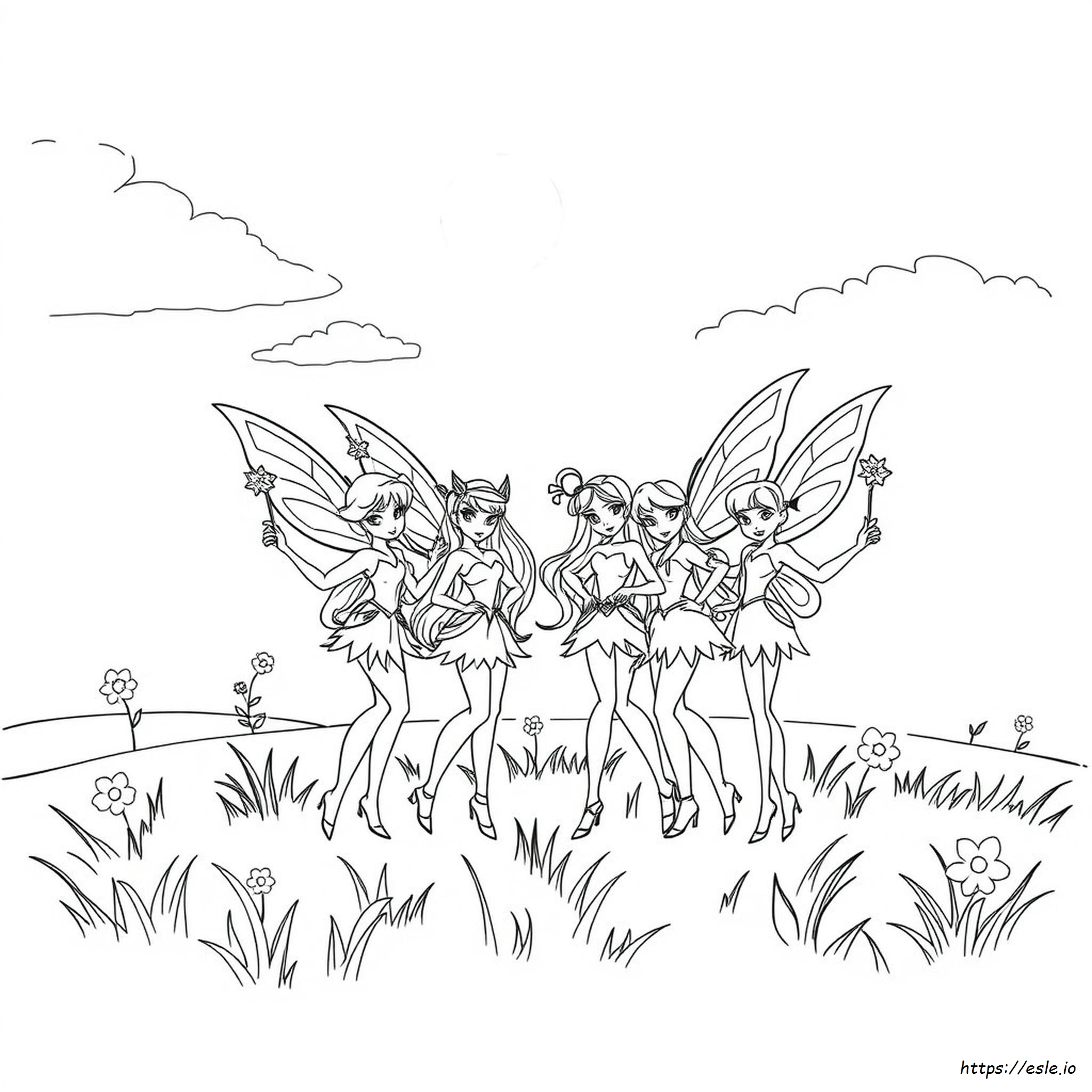 Winx Coloring Pages Free