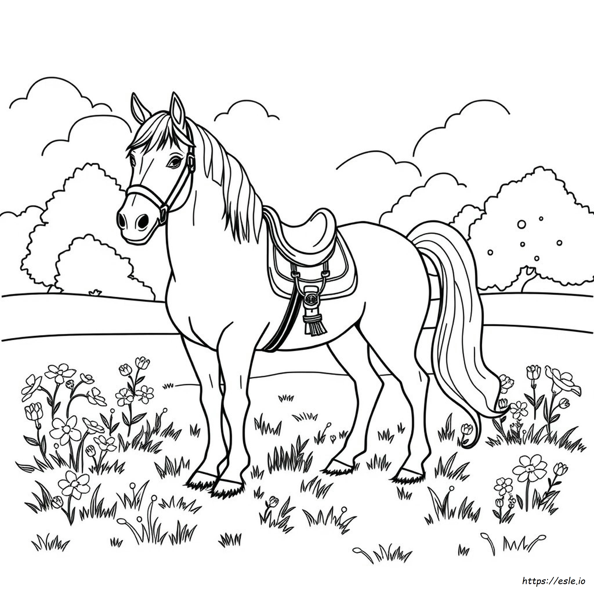 Coloriages De Chevaux Fantaisie
