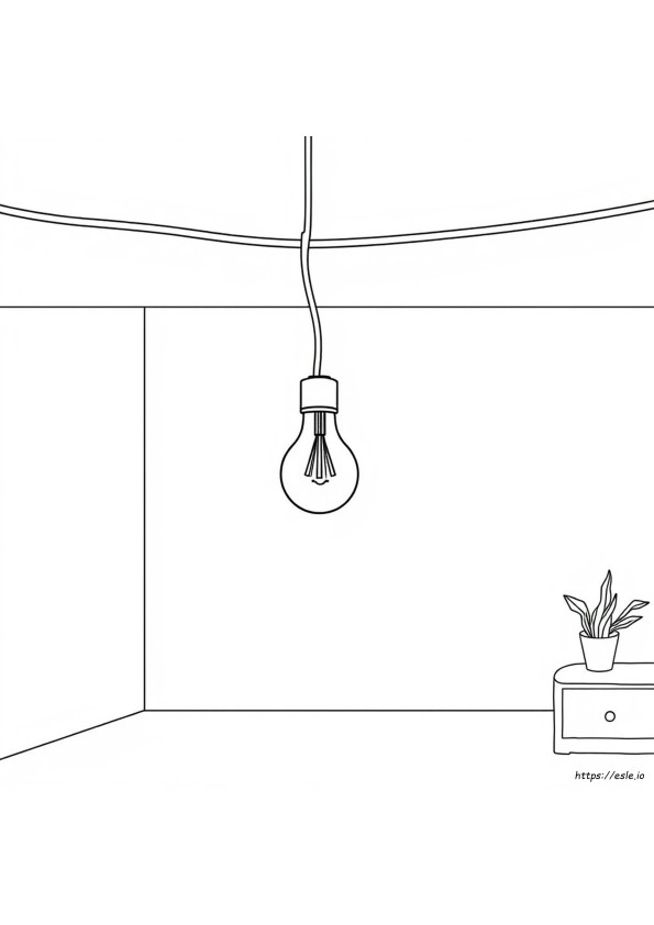 Gambar Mewarnai Bola Lampu