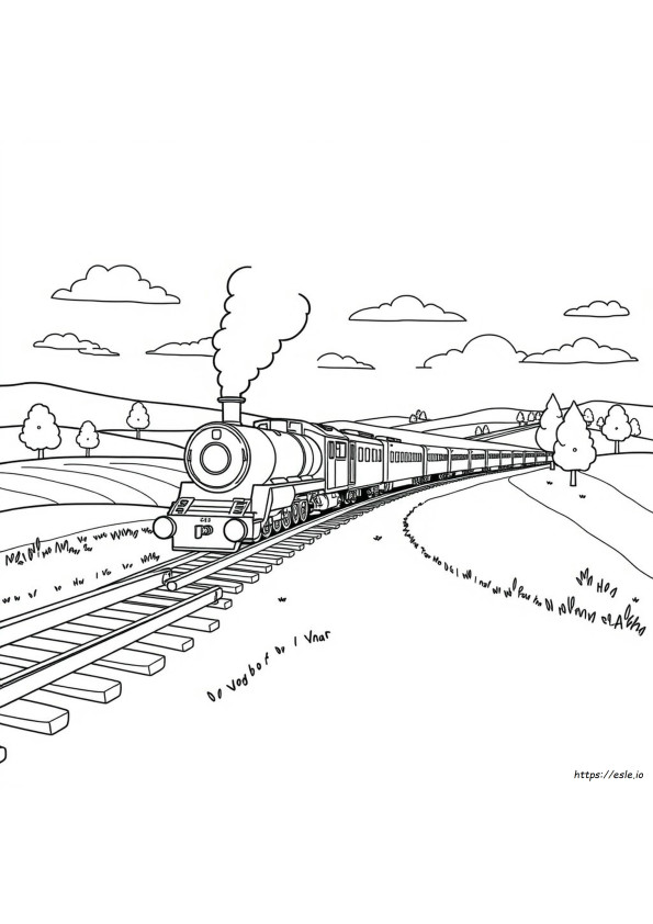 Traincoloring Pages