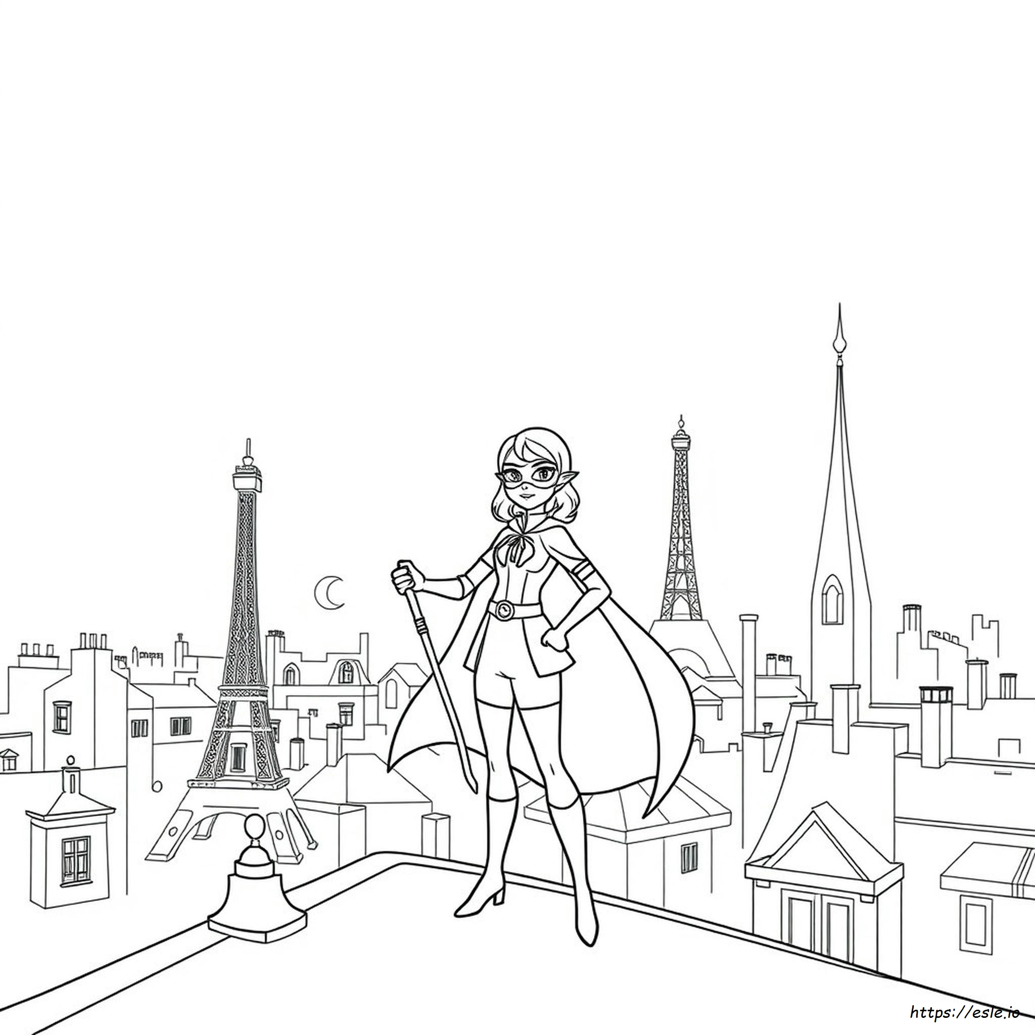 Rena Rouge Miraculous Coloring Pages