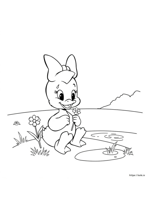 Coloriages De Daisy Duck Mignonne