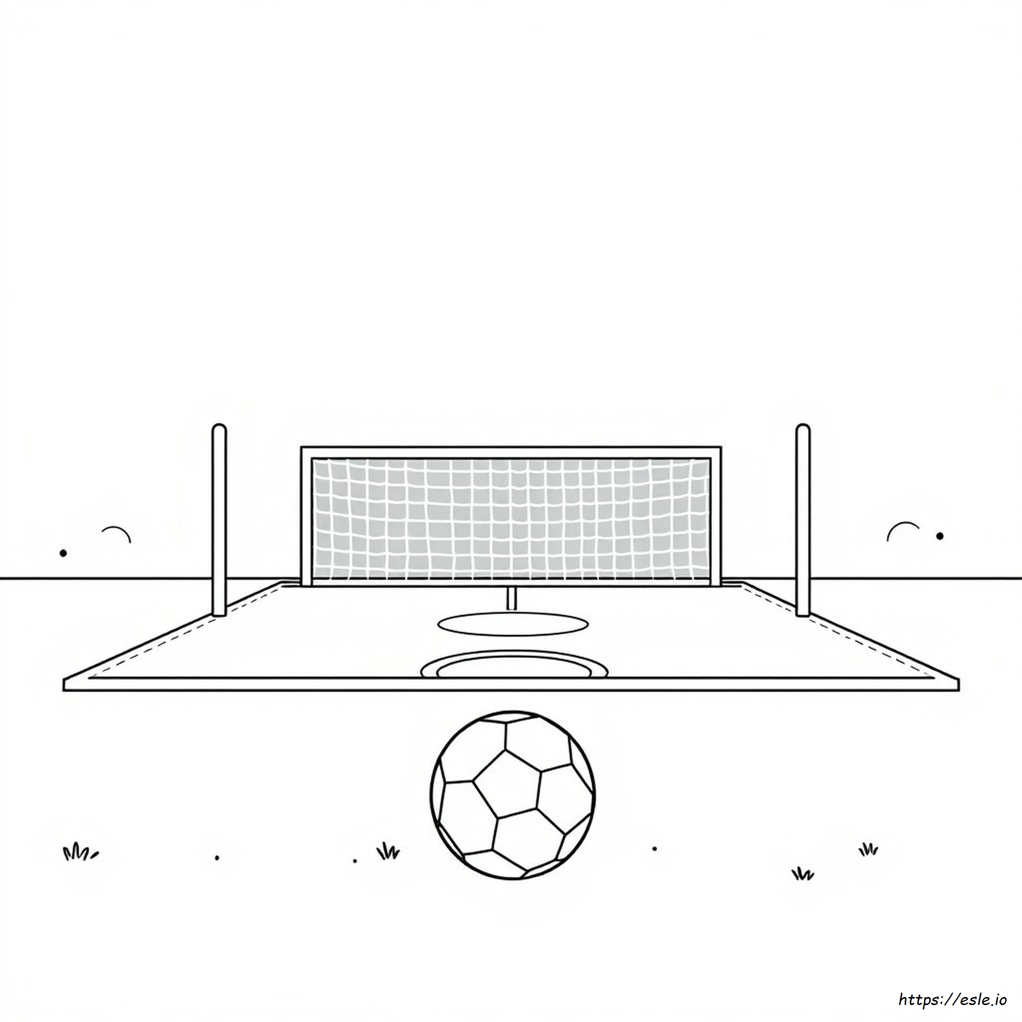 Campo Da Calcio Da Colorare