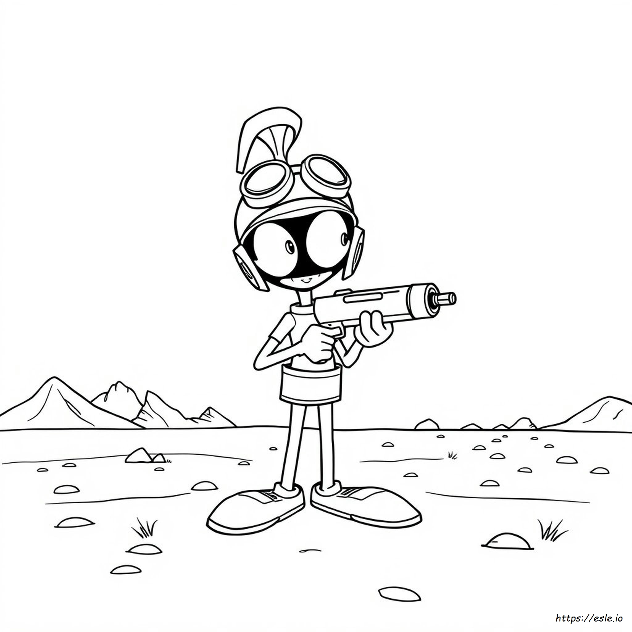 Marvin Il Marziano Disegno Da Colorare