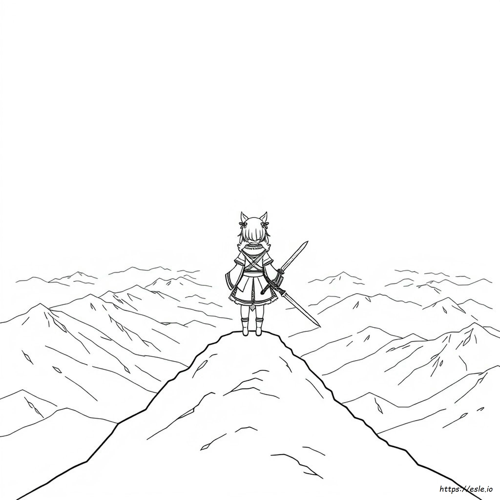Coloriage Genshin Impact - Dessin à imprimer