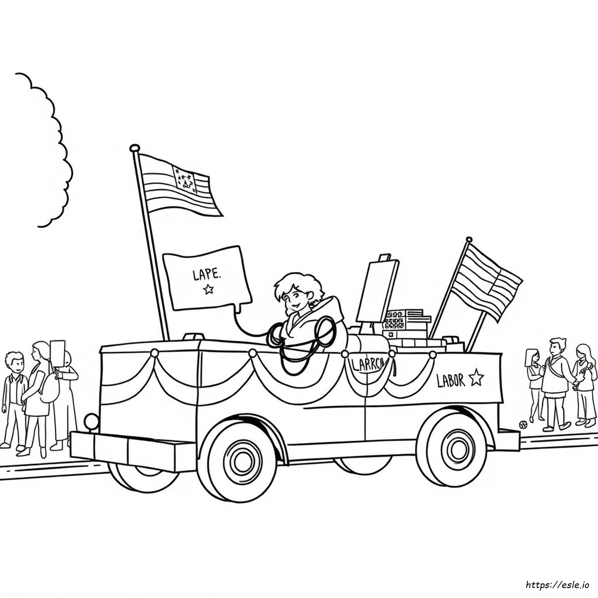 Labor Day Printable Coloring Pages