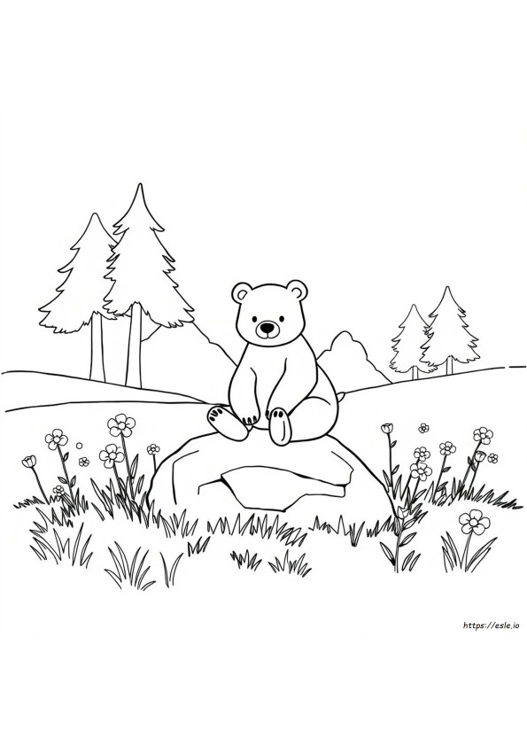 Coloring Page Of A Bear