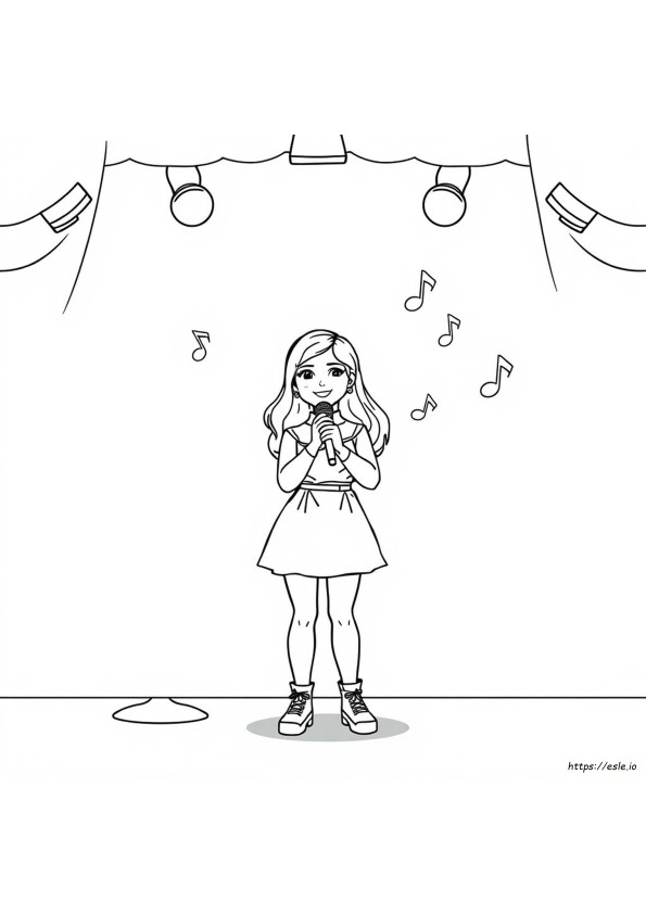 Sabrina Carpenter Colouring In