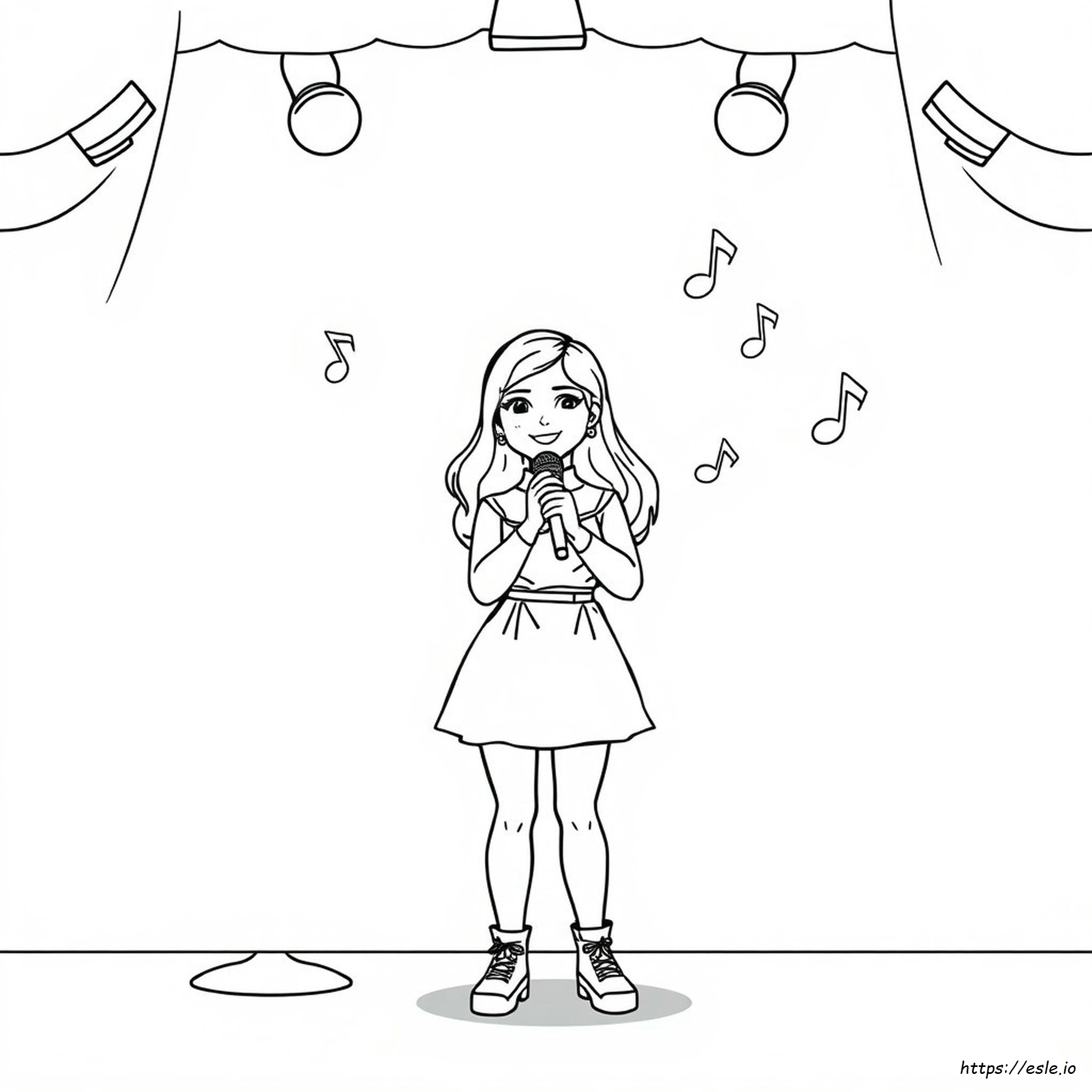 Sabrina Carpenter Colouring In