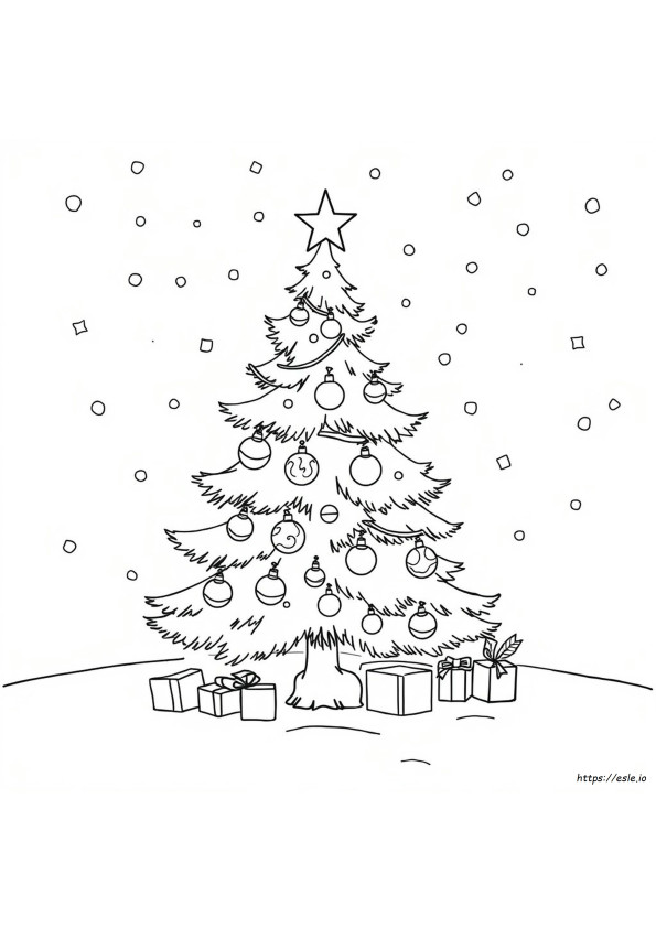 Christmas Theme Colouring
