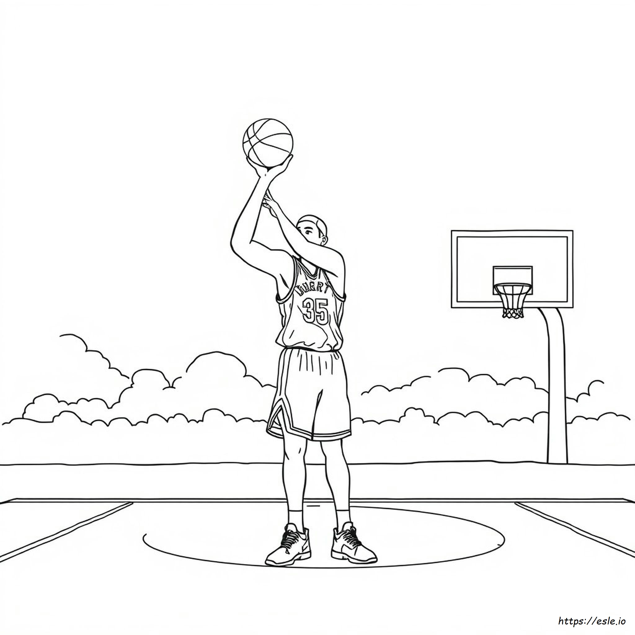 Kevin Durant Coloring Pages - Free Printable
