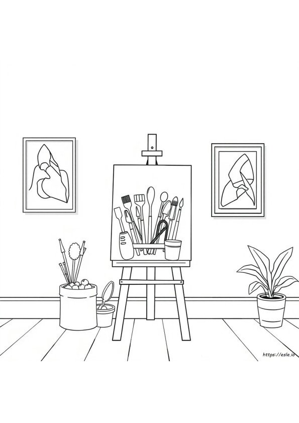 Famous Artist Coloring Books