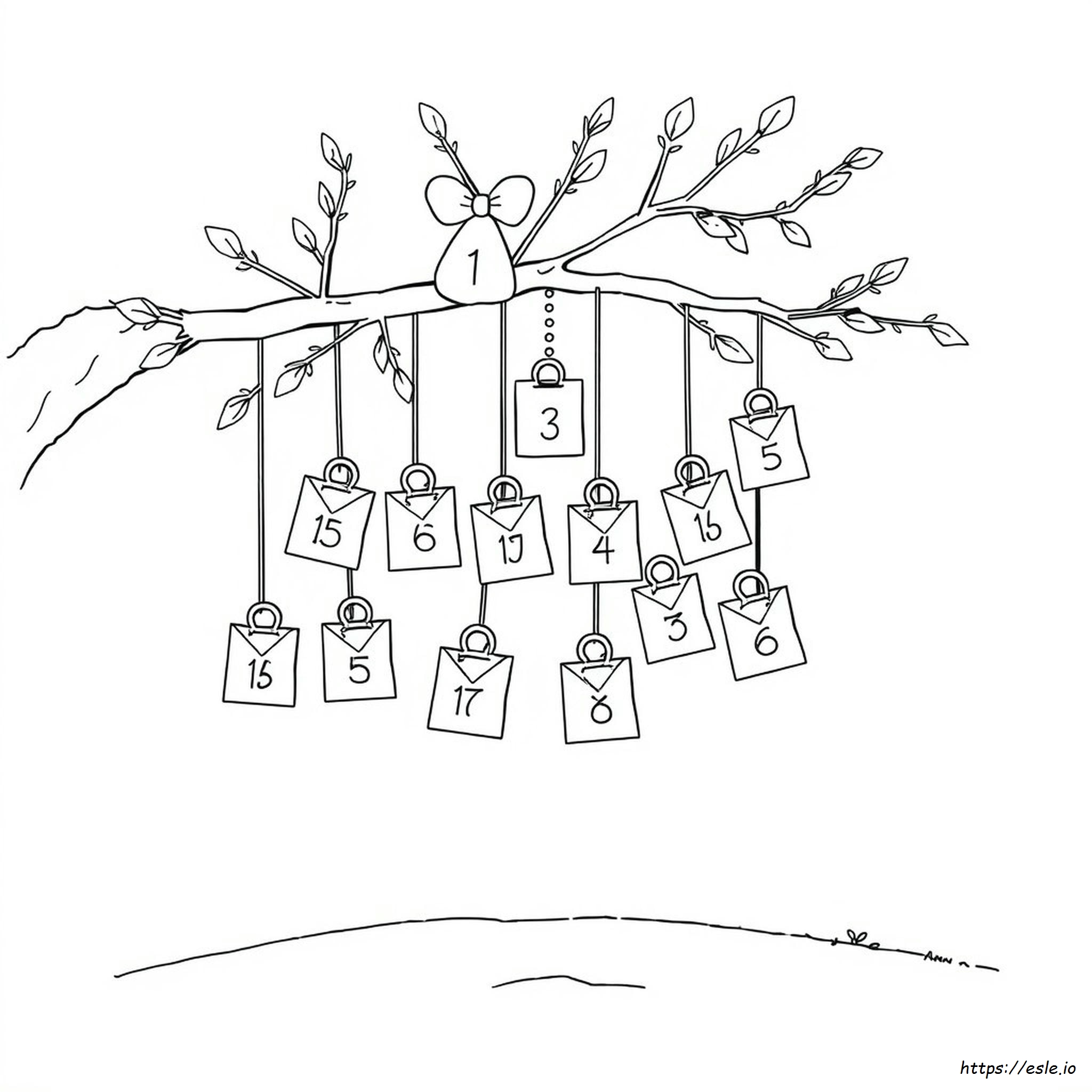 Advent Coloring Pages For Kids