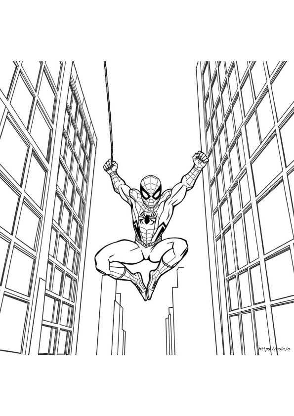 Desene De Colorat Spiderman Gratis