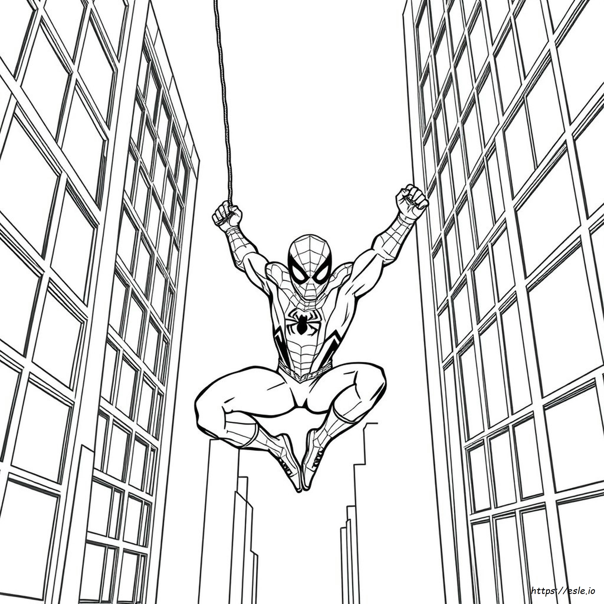 Spiderman Para Colorear Gratis