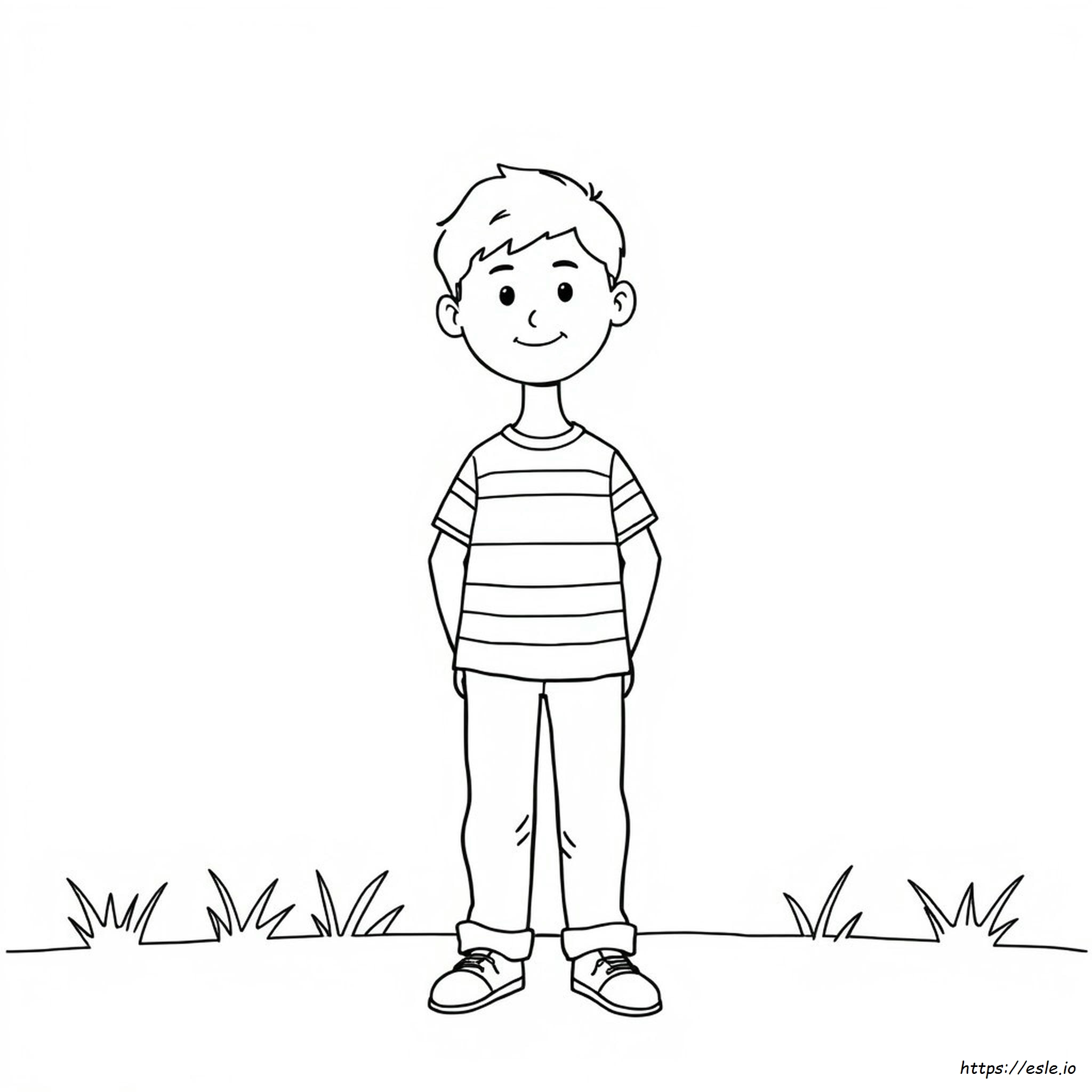 Orange Shirt Coloring Page - Free Printable PDF