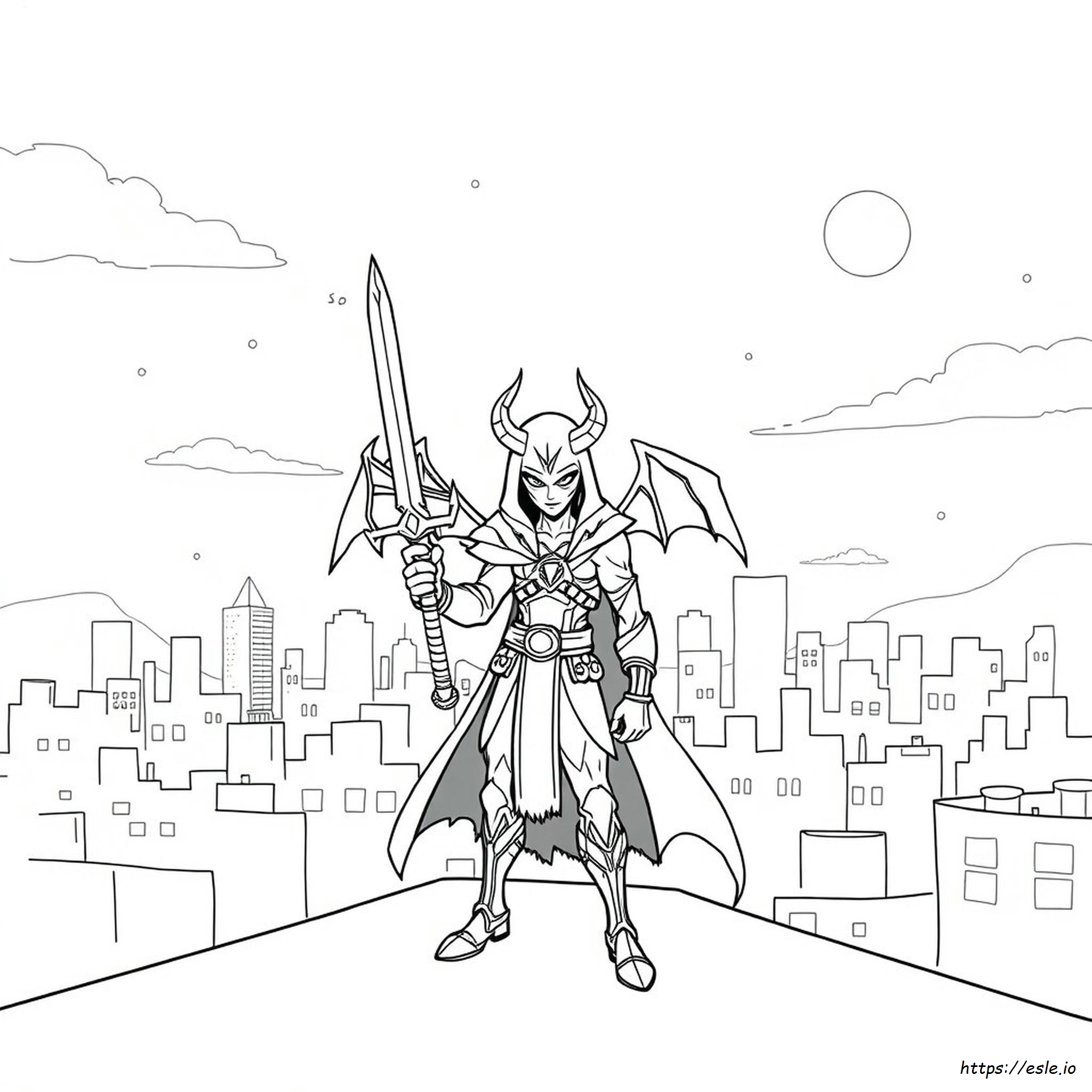 Dibujos De Demon Slayer Para Colorear Fáciles