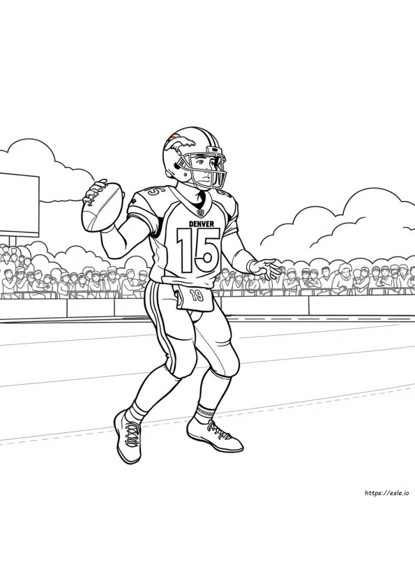Broncos Coloring