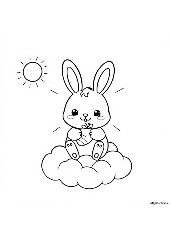 Kawaii Bunny Coloring