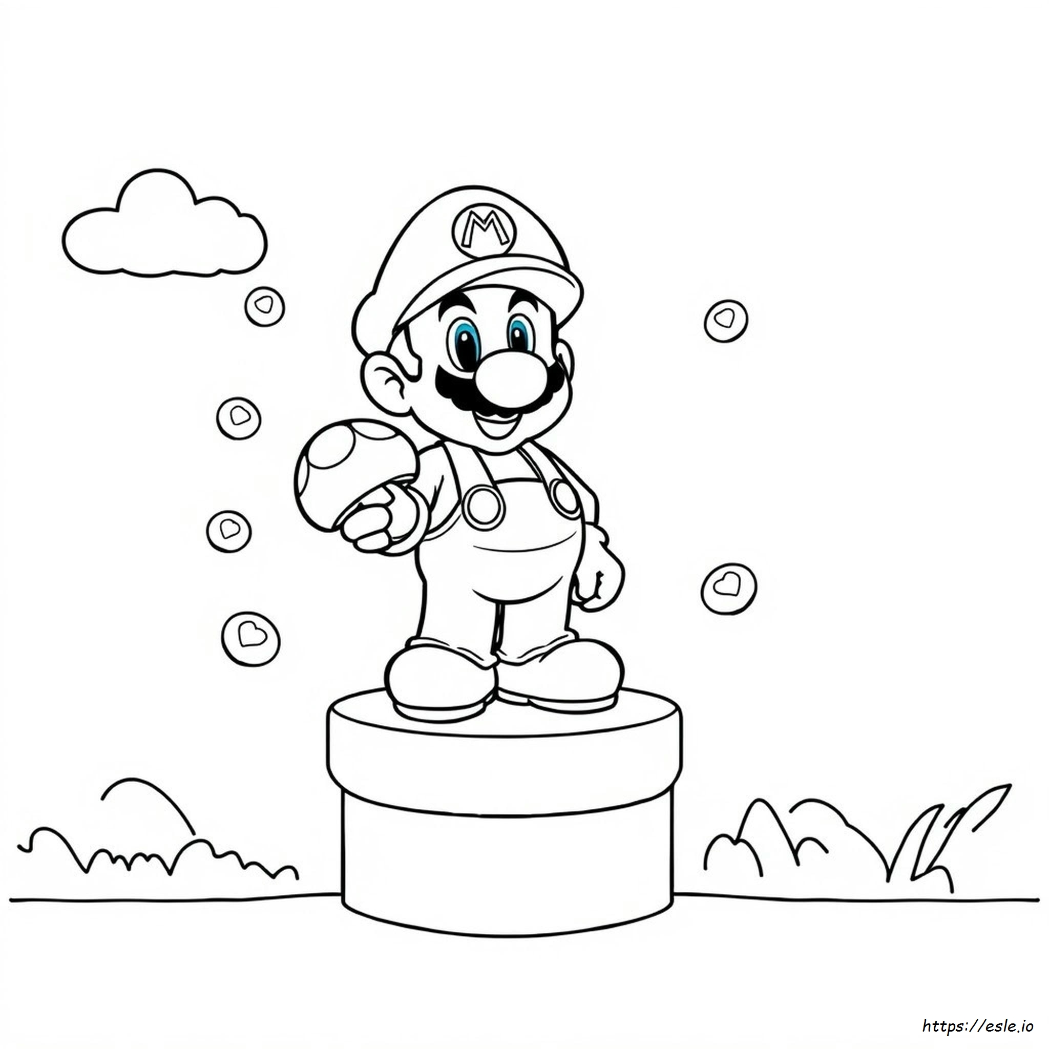 Mario Coloring Page - Free Printable