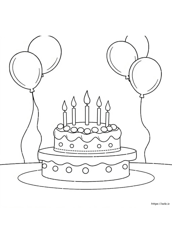 Cake Coloring Pages Pdf