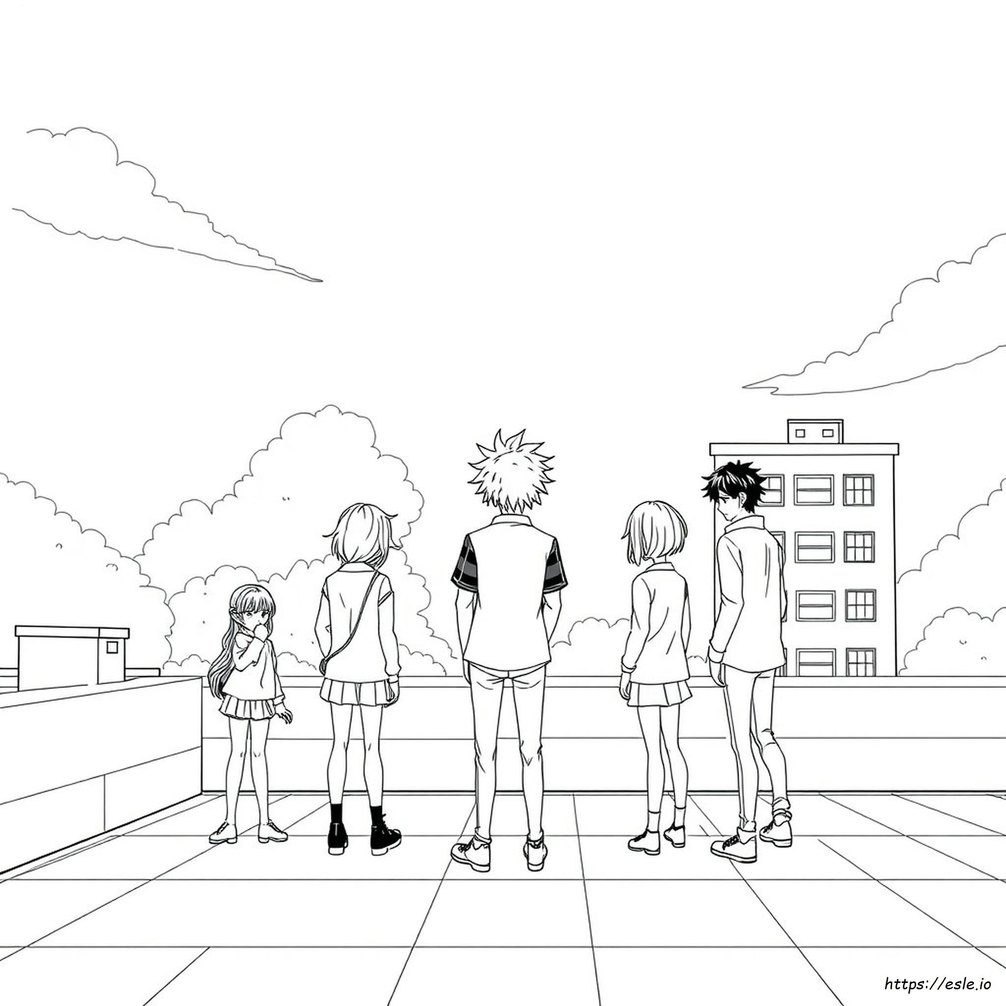 Danganronpa Gambar Mewarnai Anime