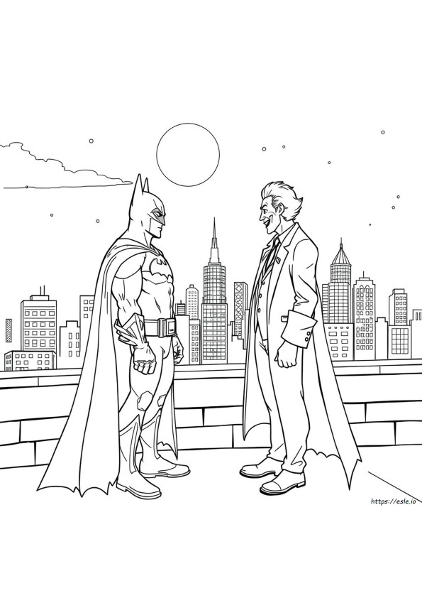 Batman Joker Coloring
