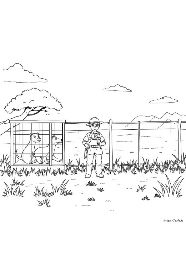 Zoochosis Colouring Pages