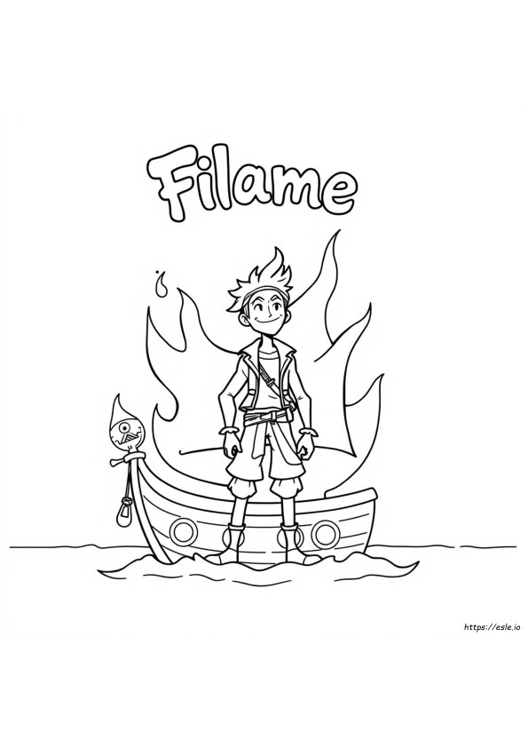Portgas D Ace Coloring Pages