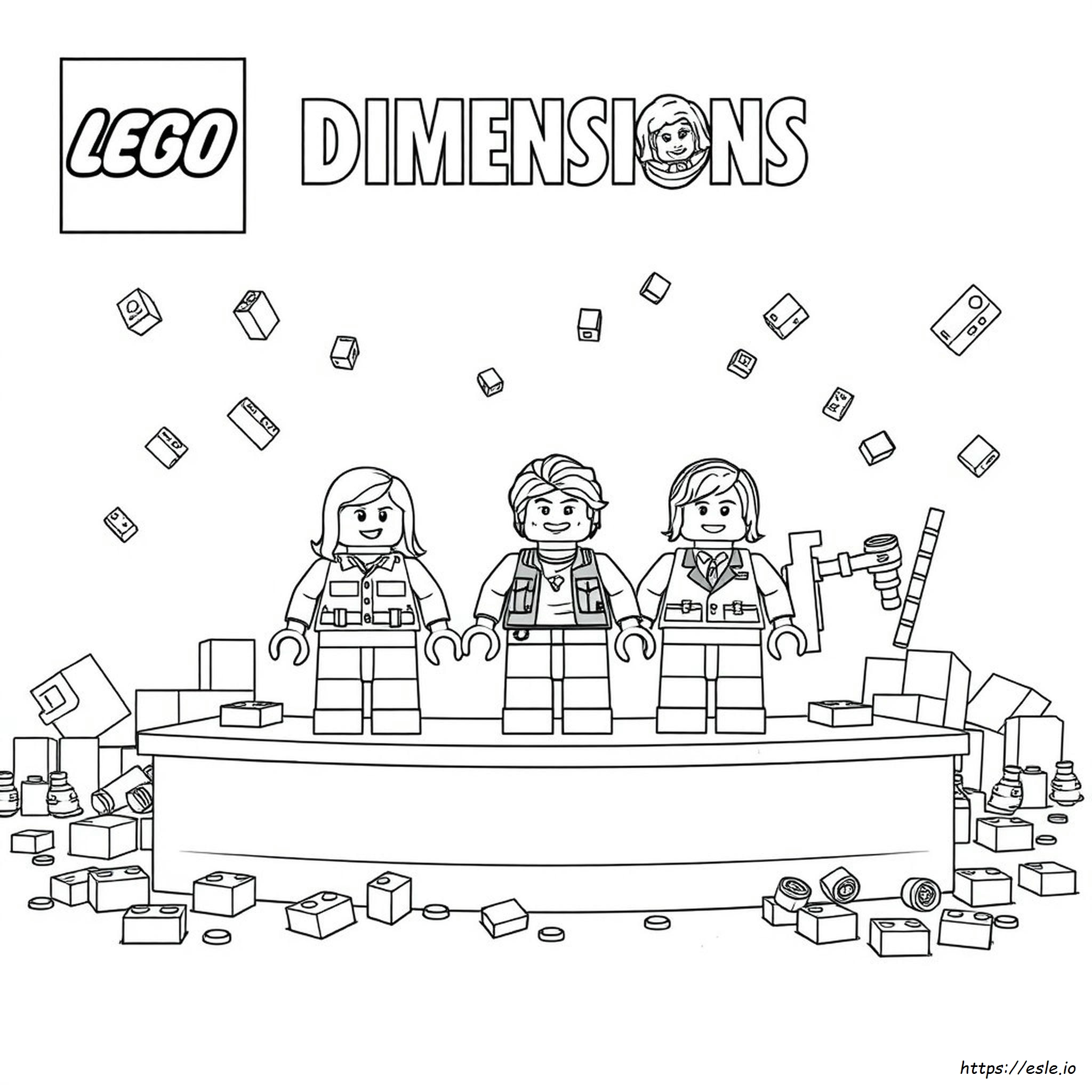 Lego Dimensions Coloring Pages