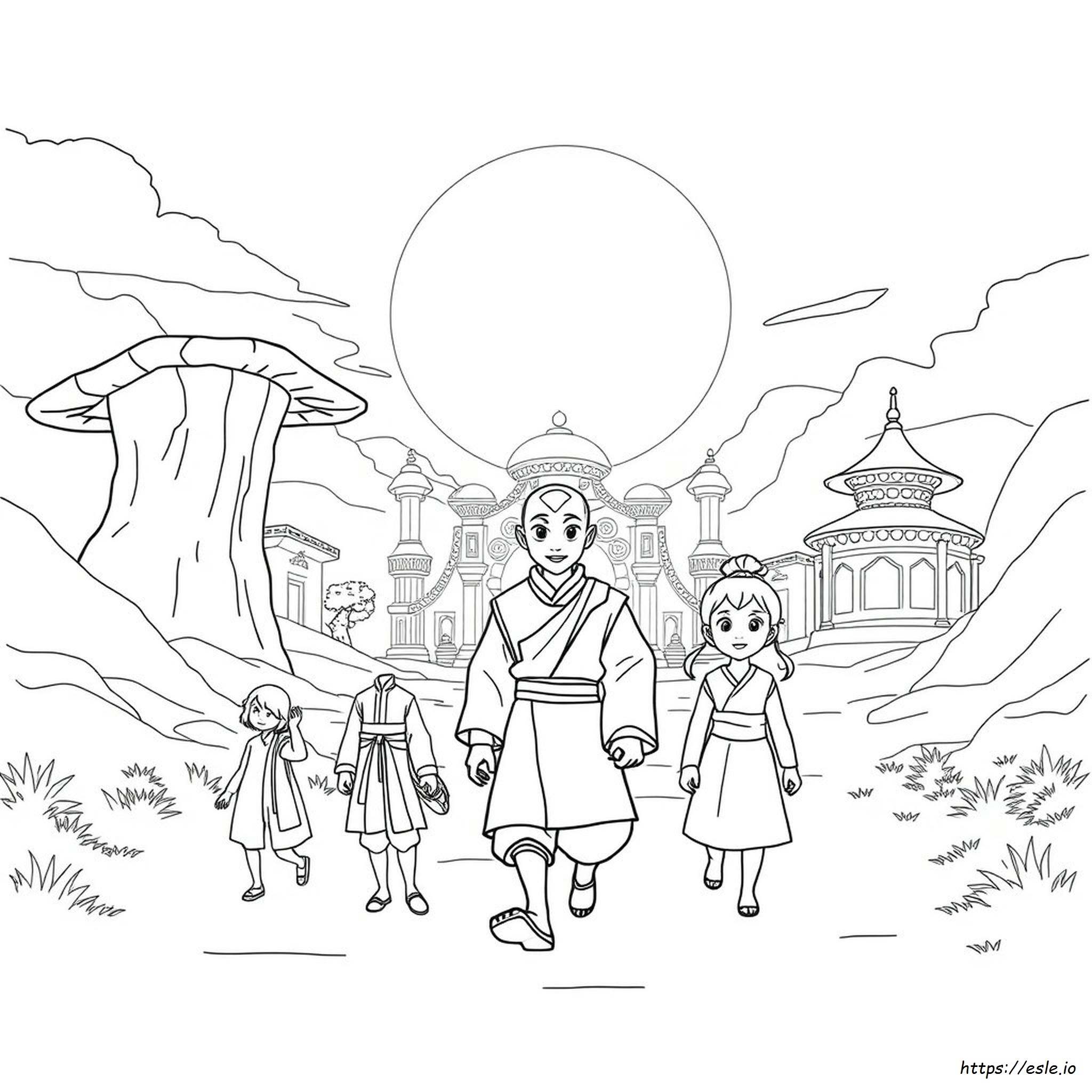 Desen De Colorat Atla - Gratuit De Printat