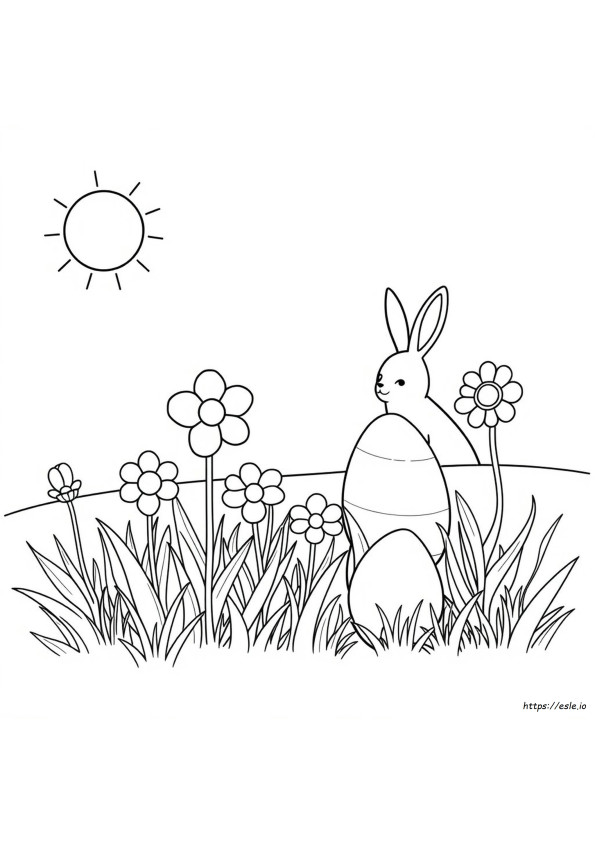 Easter Flower Coloring Pages