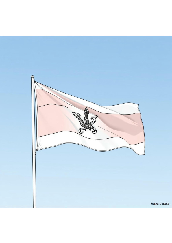 Bandiera Della Thailandia Da Colorare