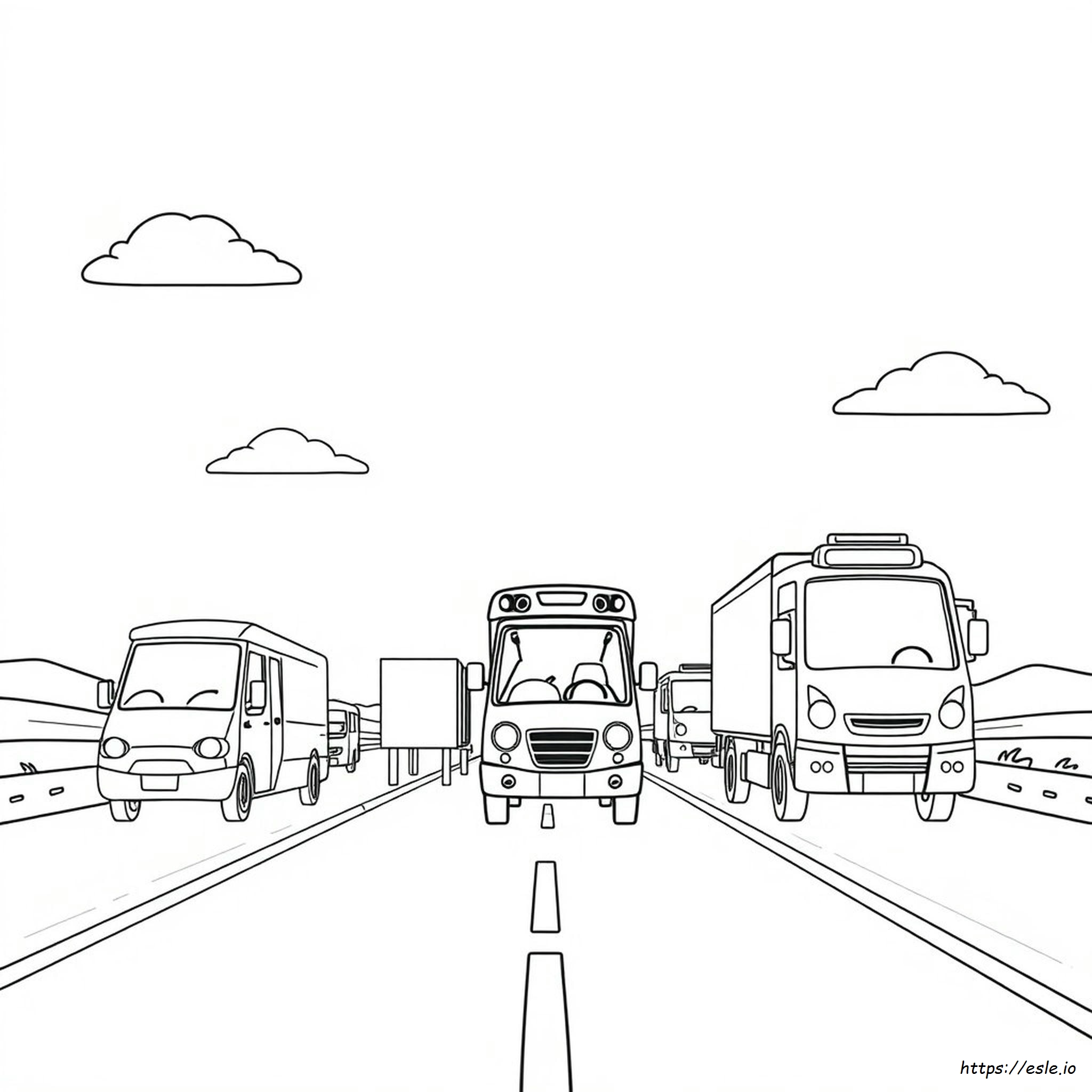 Transportation Coloring Pages Pdf