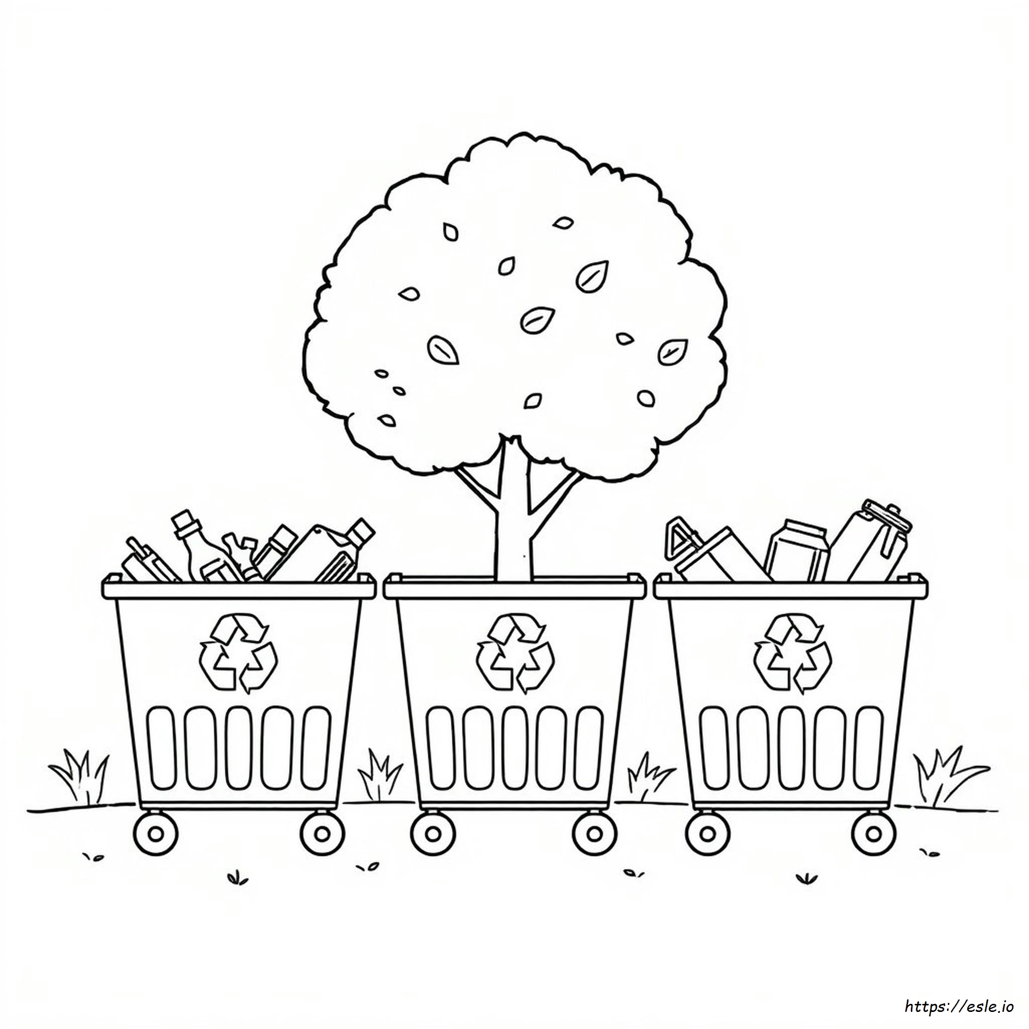 Coloring Pages On Recycling
