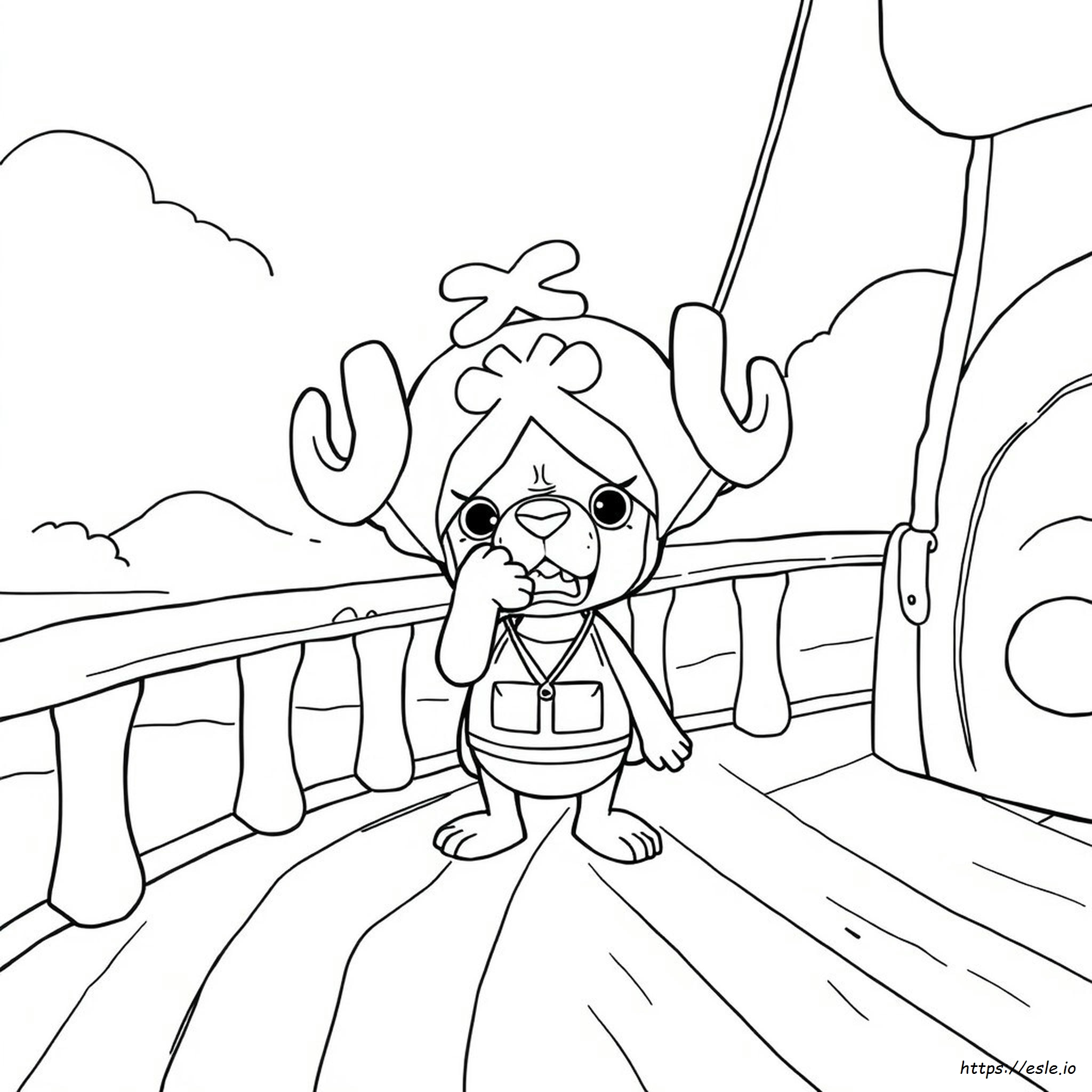 Tony Chopper One Piece Coloring Pages
