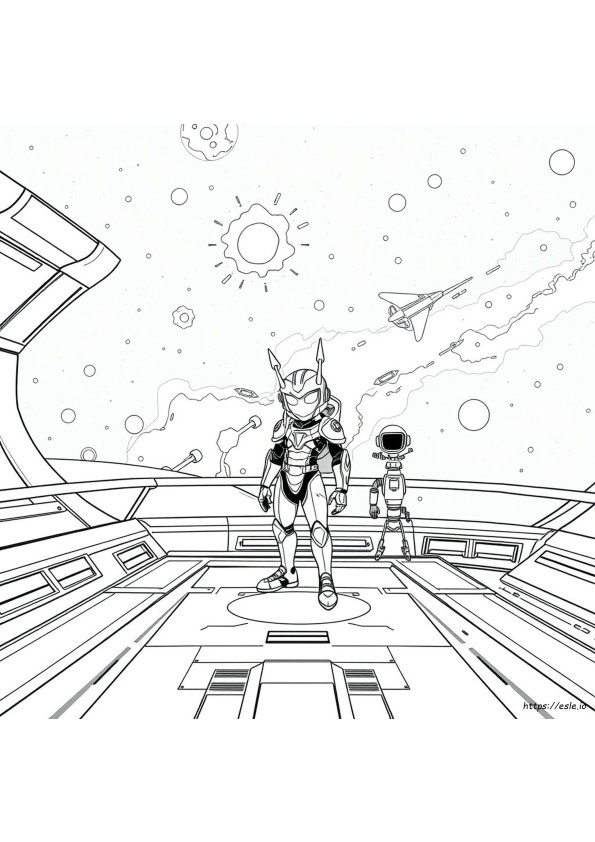 Edens Zero Color Pages