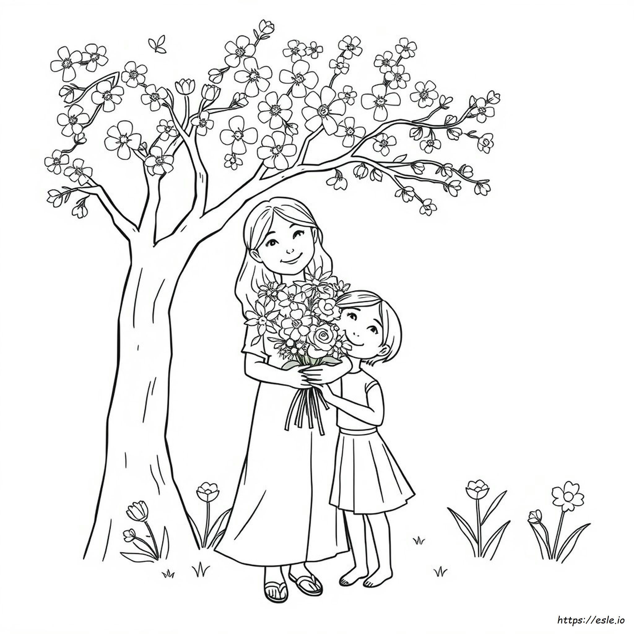 Gambar Mewarnai Lds Hari Ibu - Gratis