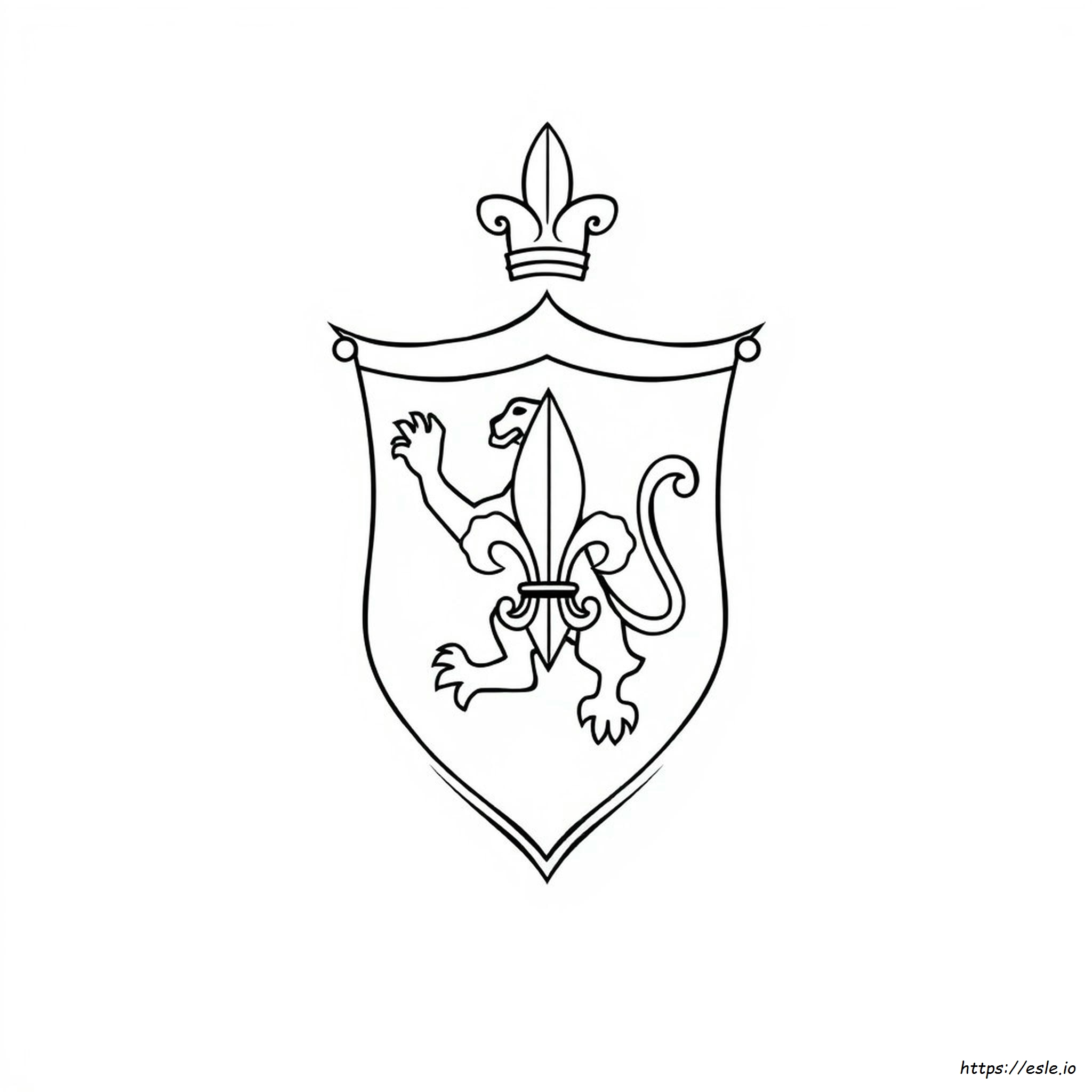 Heraldry Coloring Pages