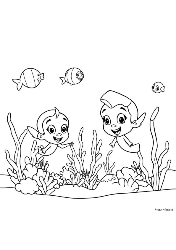 Bubble Guppies Coloring Pictures