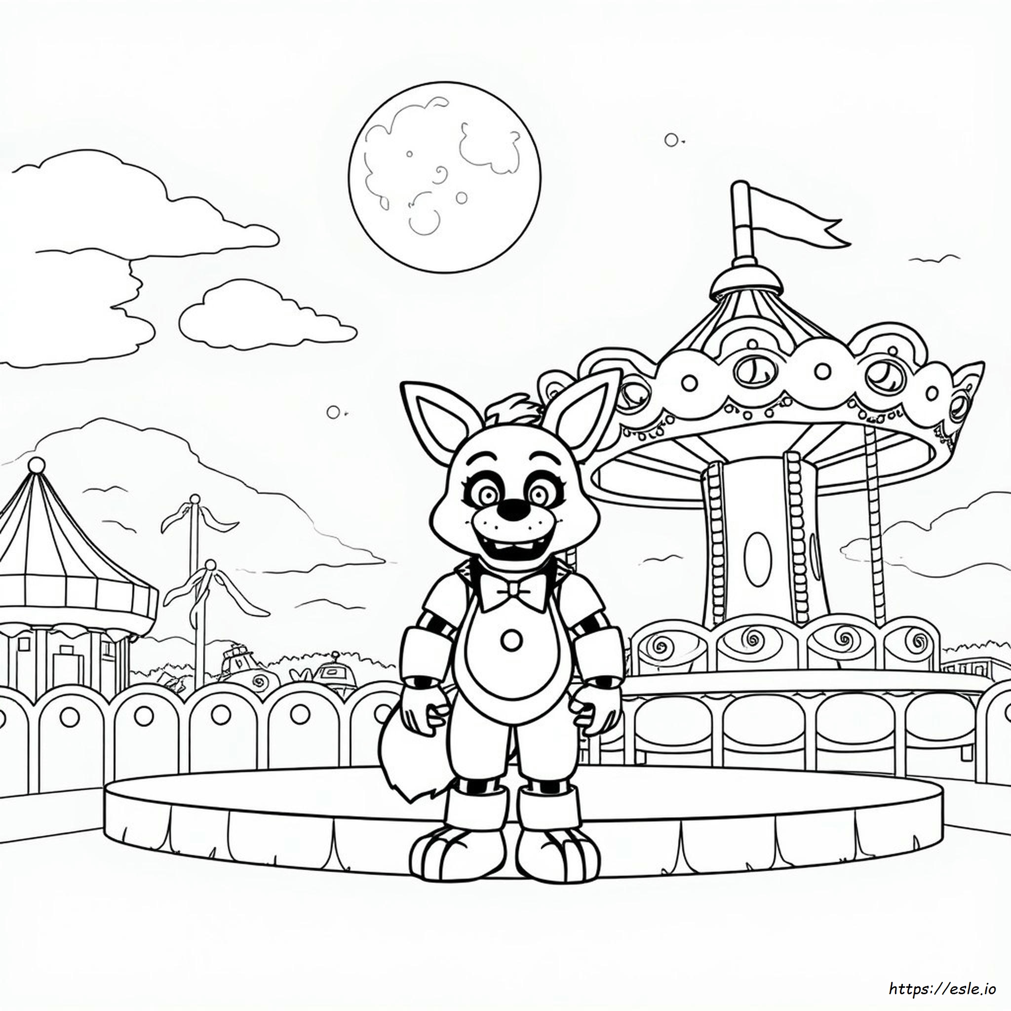Fnaf Mewarnai Foxy
