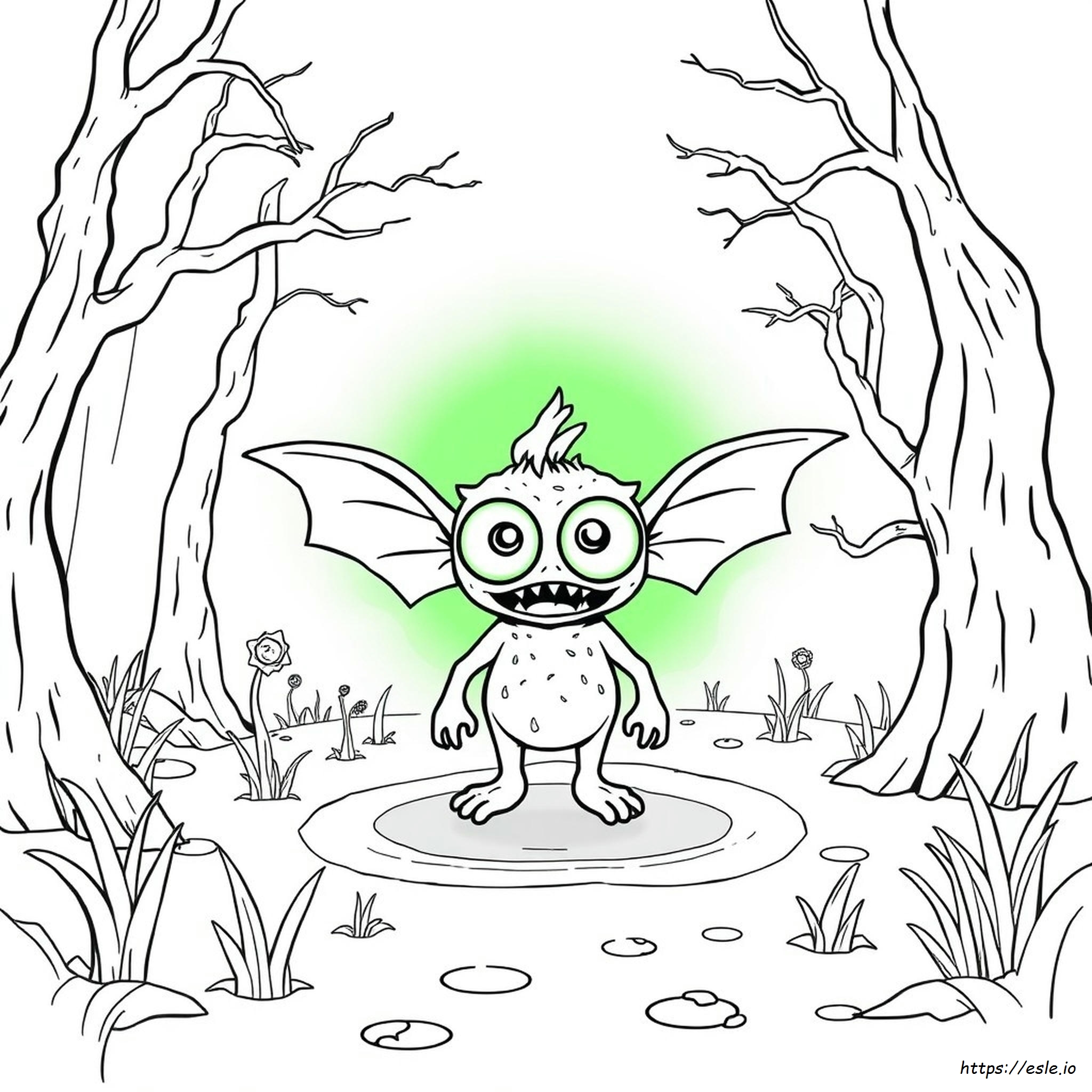 Gambar Mewarnai Monster Sprunki