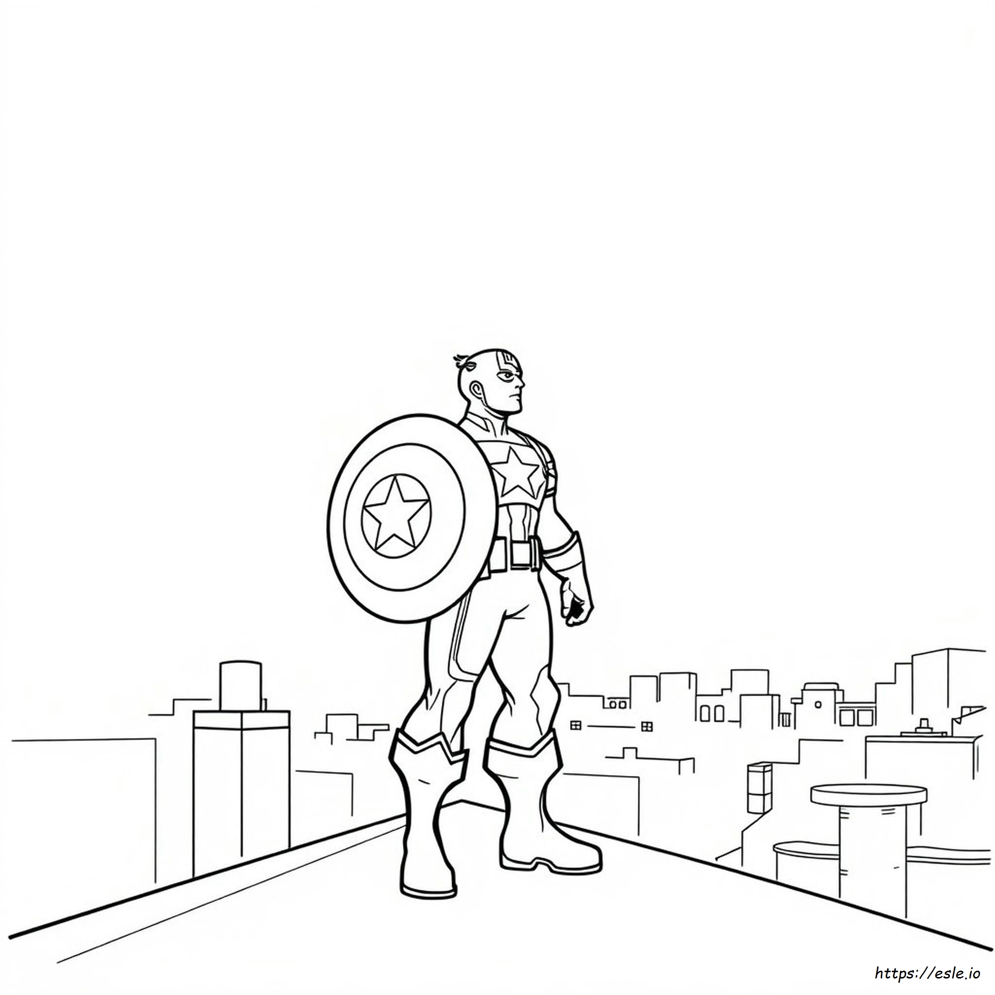 Captain America Coloring