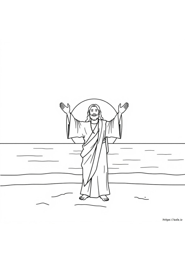 Jesus For Coloring