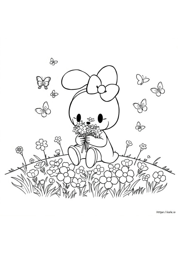 My Melody Coloring Sheet
