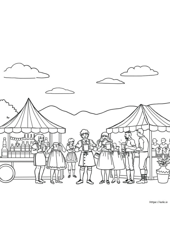 Free Printable Oktoberfest Coloring Pages