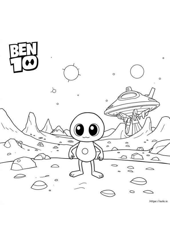 Ben 10 Goop Coloring Pages